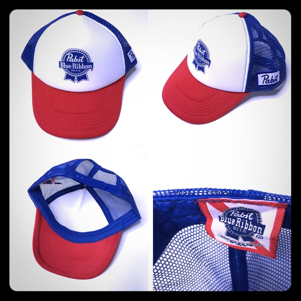 Pabst PBR Trucker Hat Beer Vintage Style